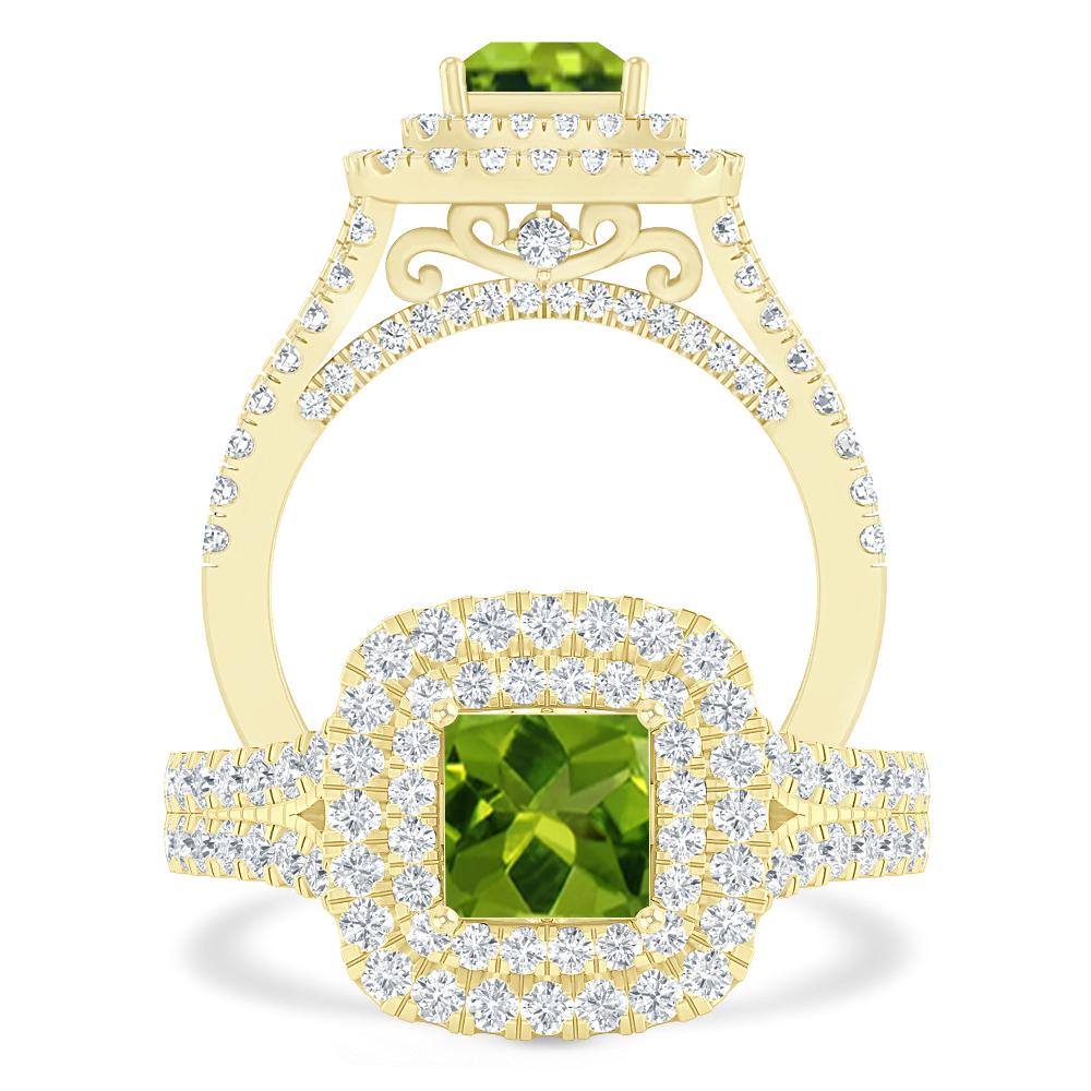 Yellow Gold - Peridot