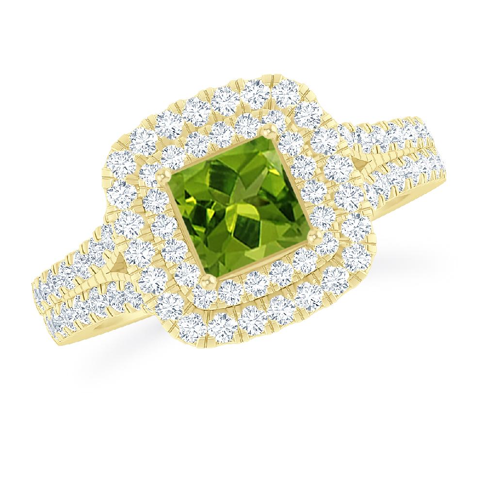 Yellow Gold - Peridot
