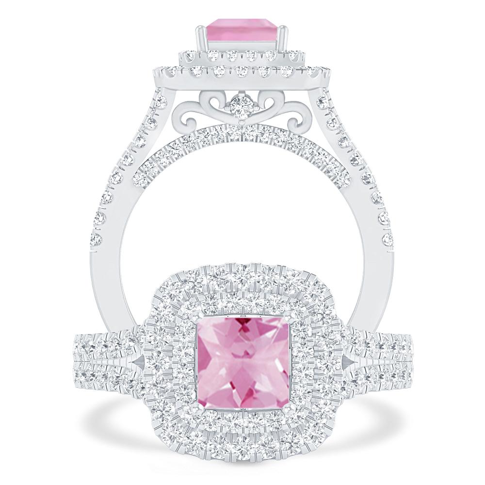 White Gold - Pink Tourmaline