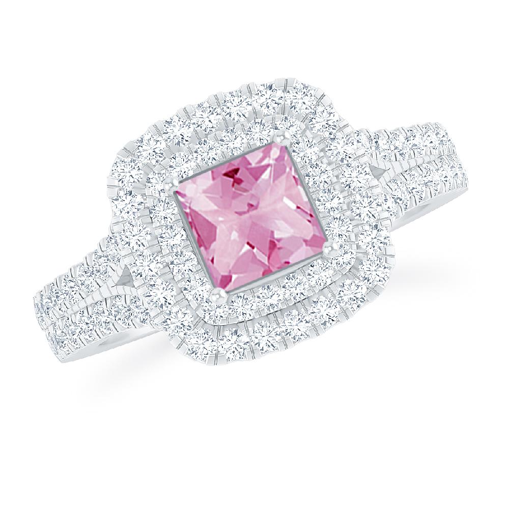 White Gold - Pink Tourmaline