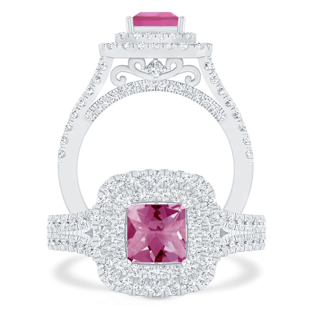 White Gold - Pink Tourmaline