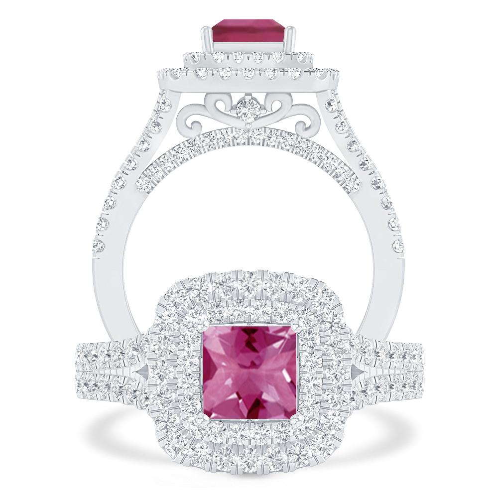 White Gold - Pink Tourmaline