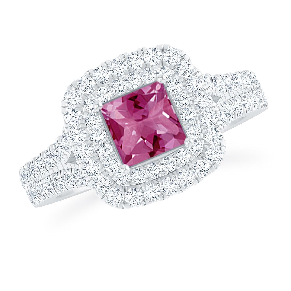 White Gold - Pink Tourmaline