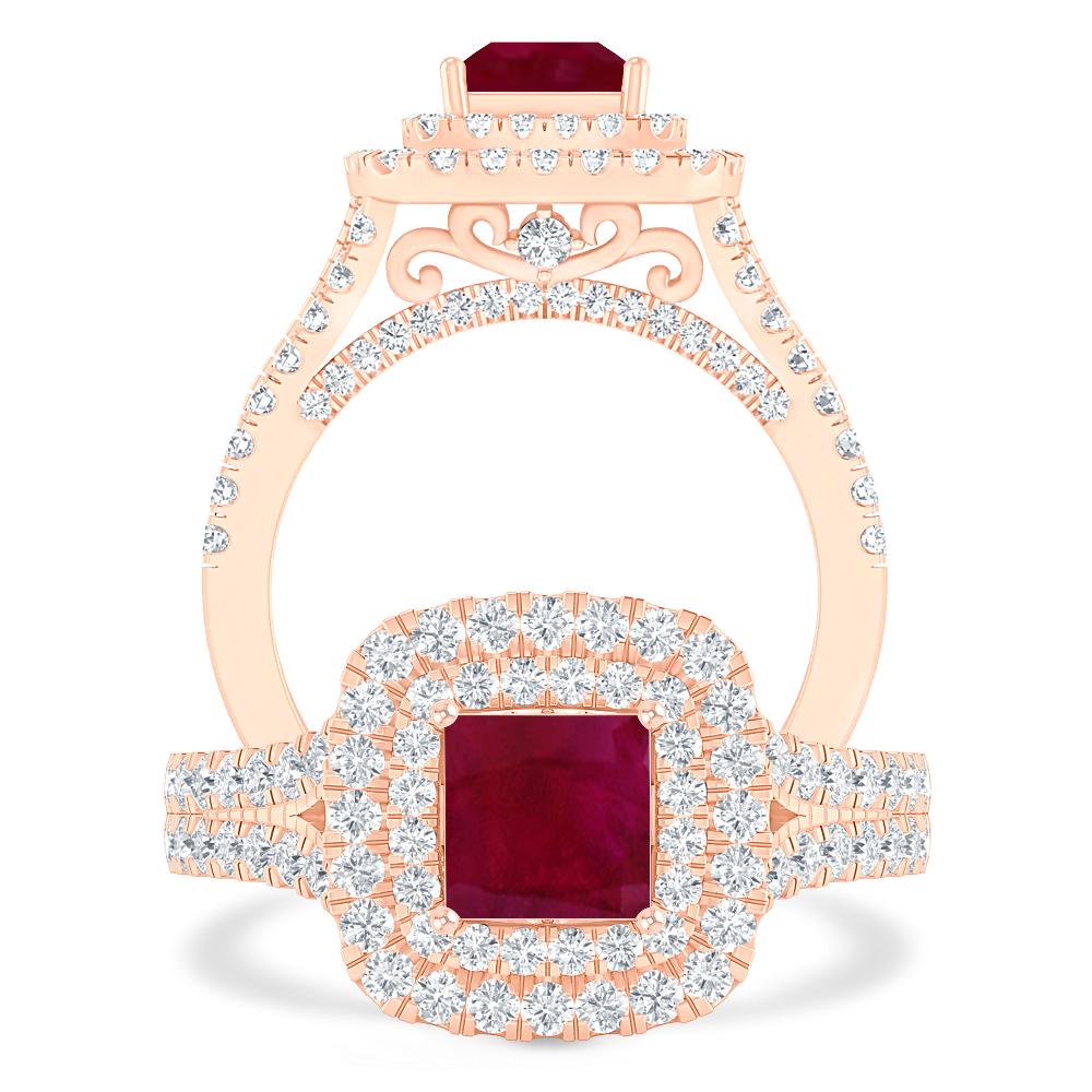 Rose Gold - Ruby