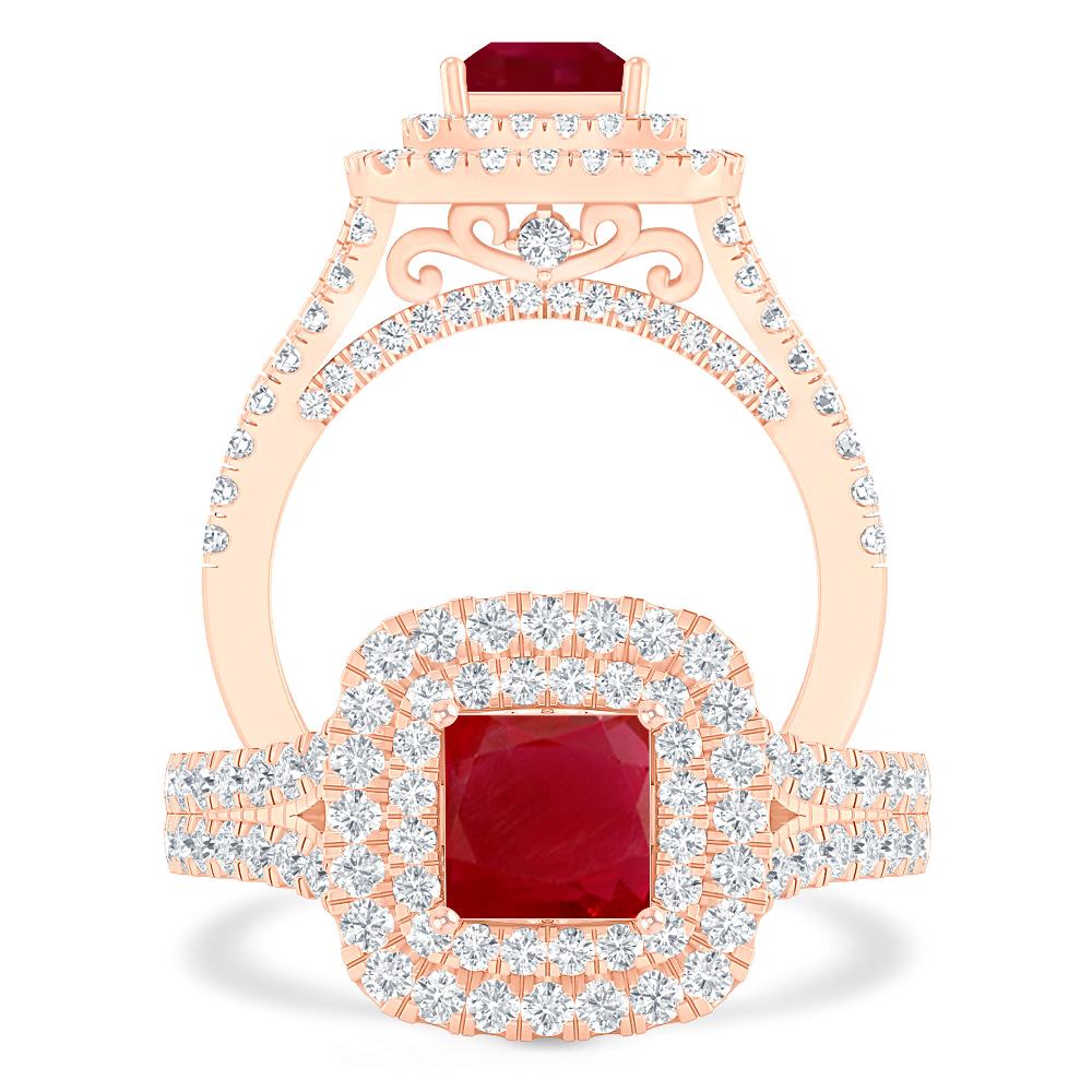 Rose Gold - Ruby