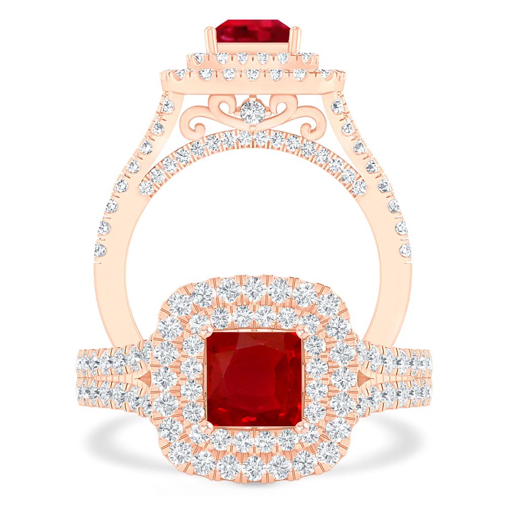 Rose Gold - Ruby