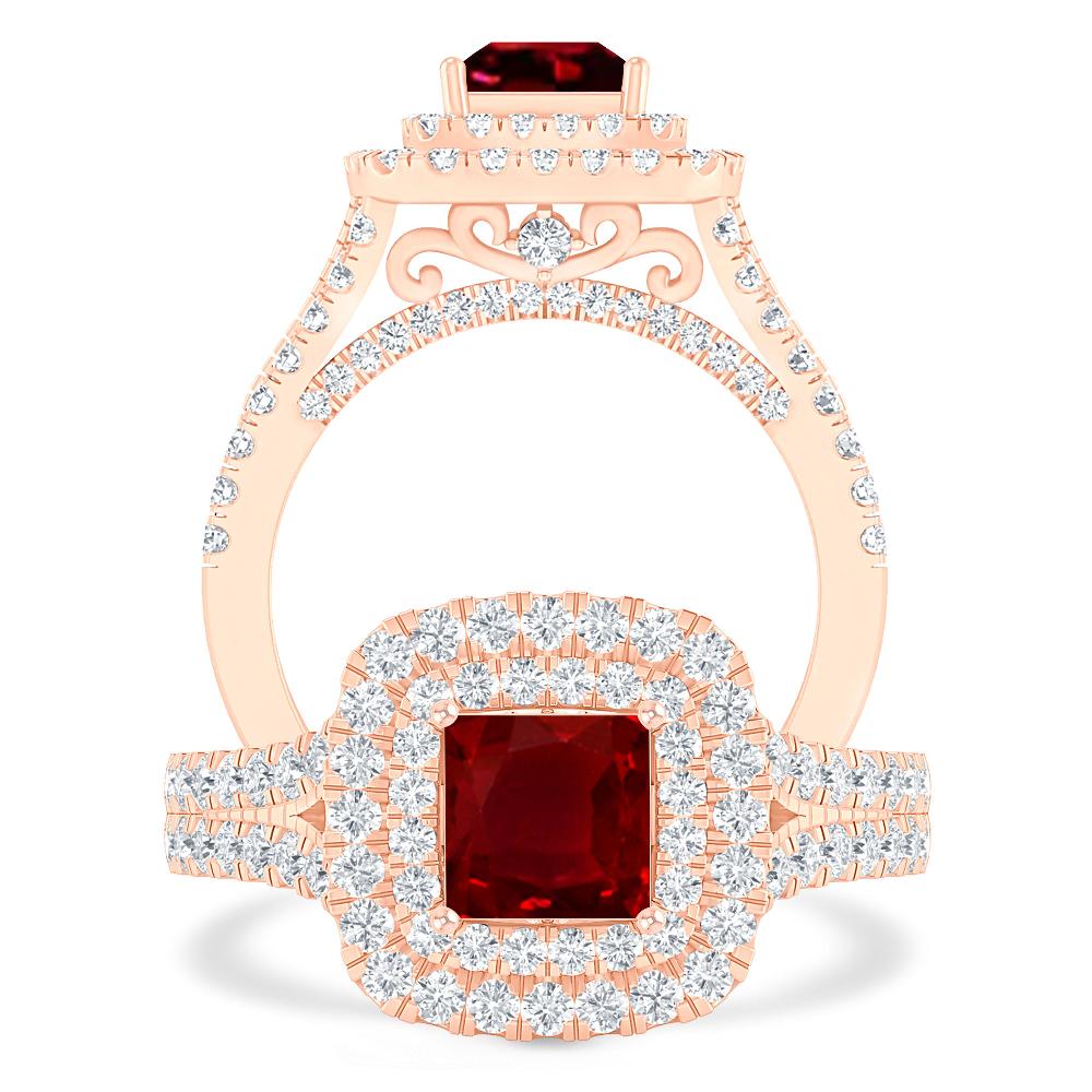 Rose Gold - Ruby