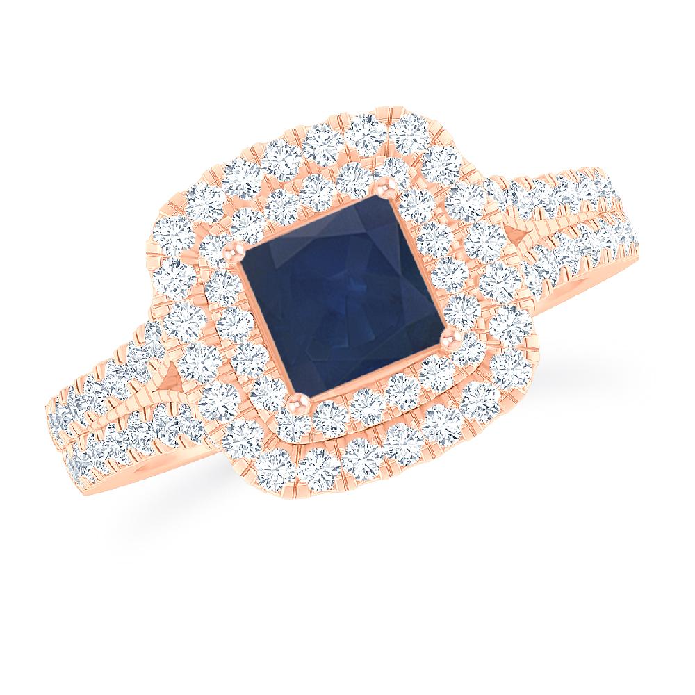 Rose Gold - Sapphire