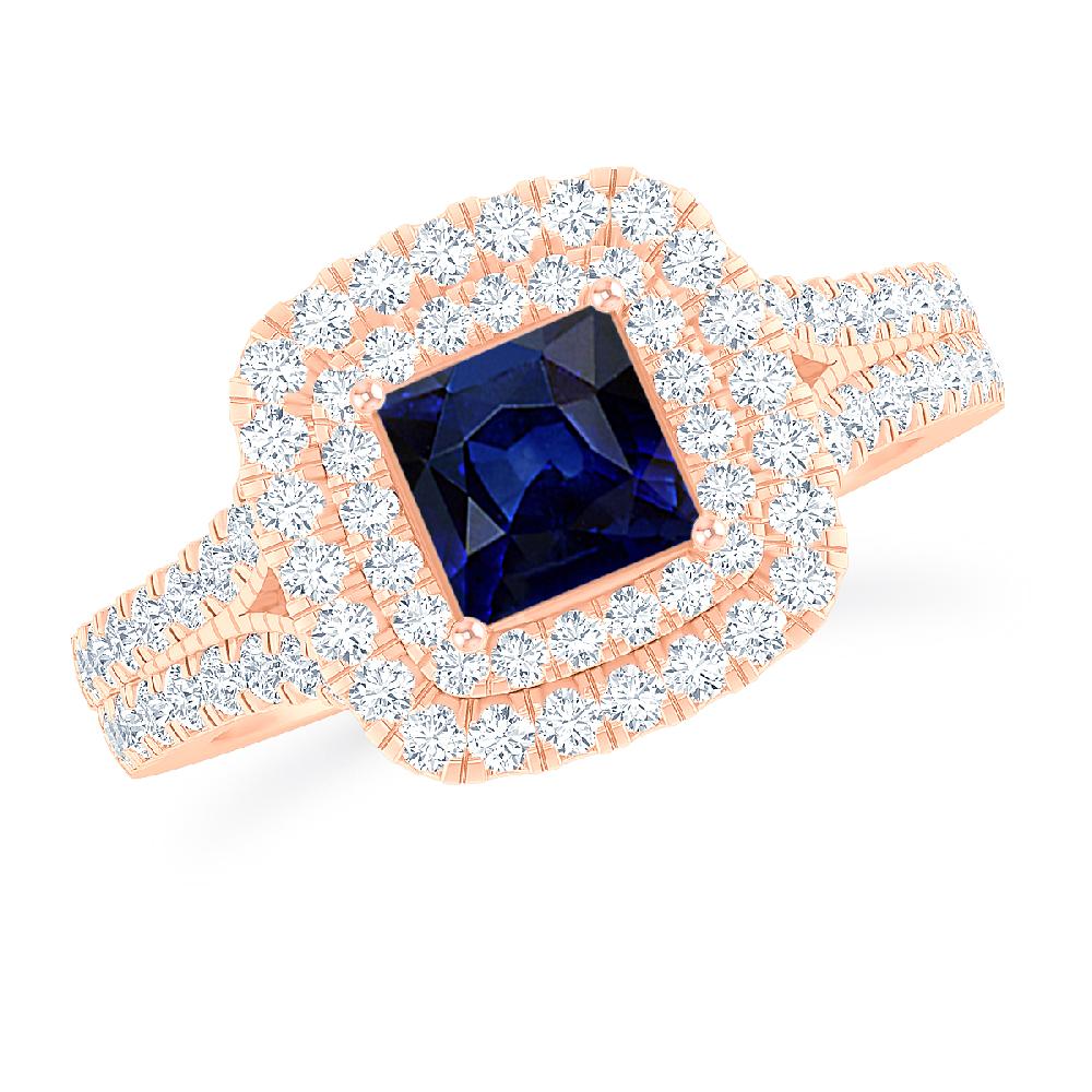 Rose Gold - Sapphire