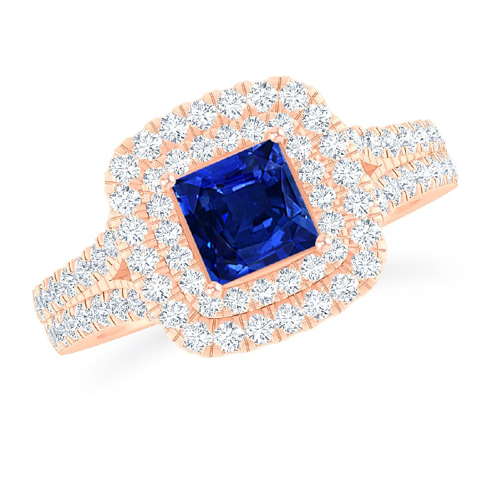 Rose Gold - Sapphire