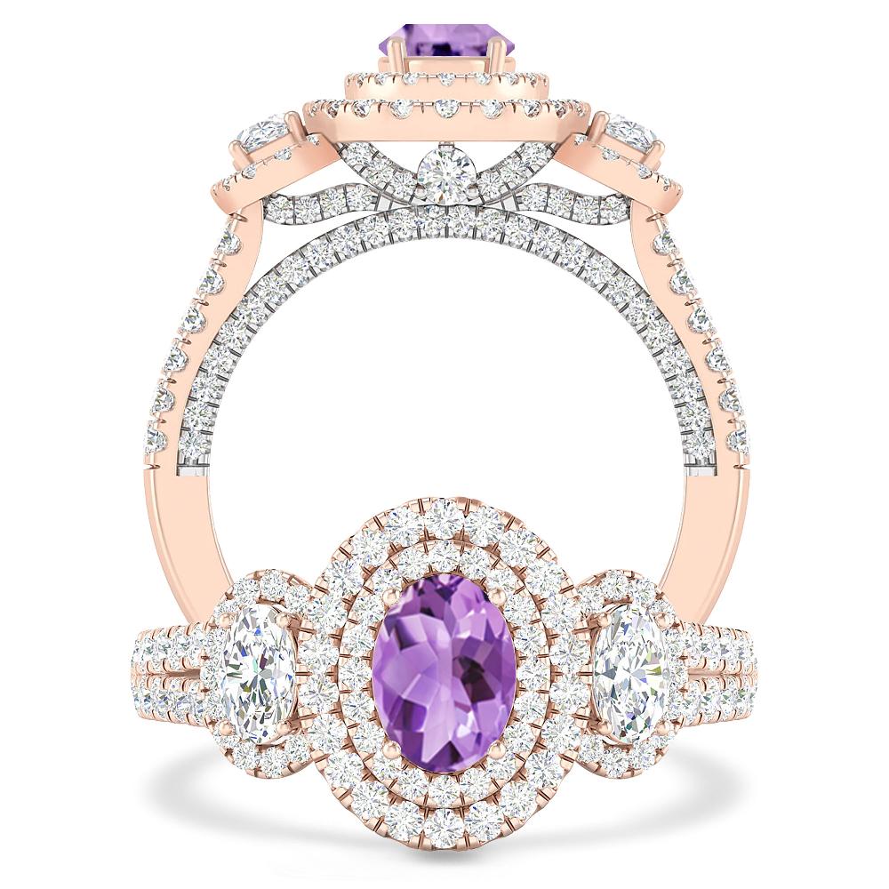 Rose Gold - Amethyst