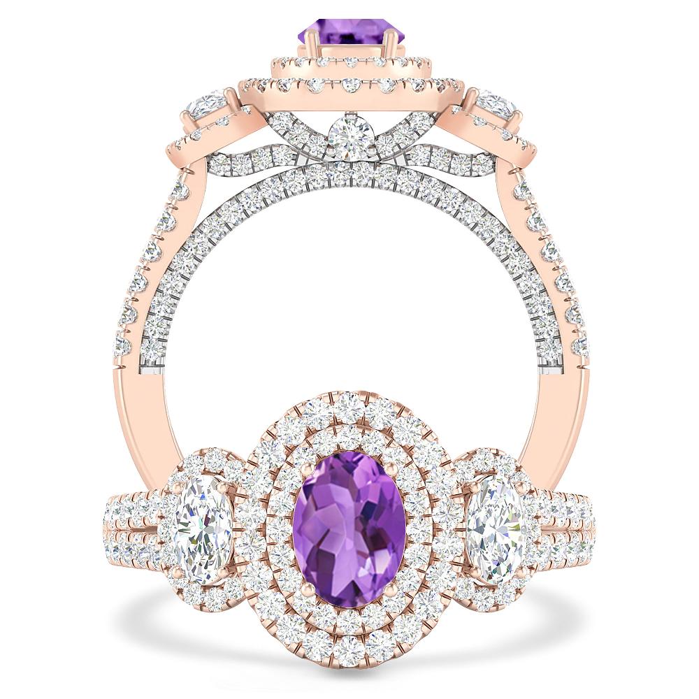 Rose Gold - Amethyst