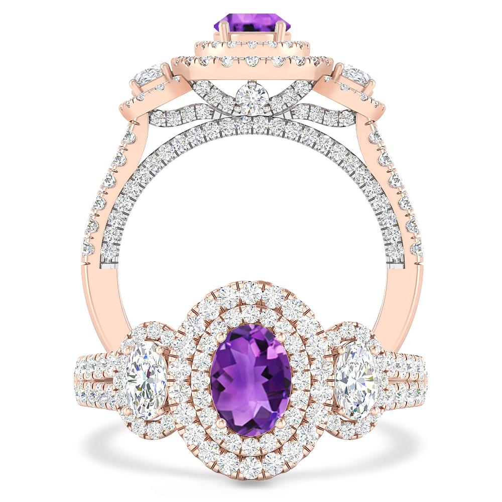 Rose Gold - Amethyst