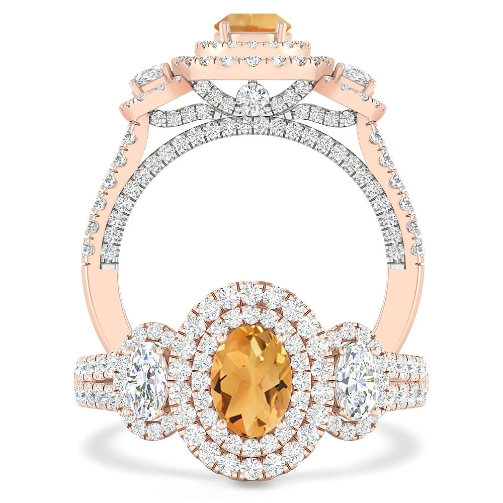 Rose Gold - Citrine