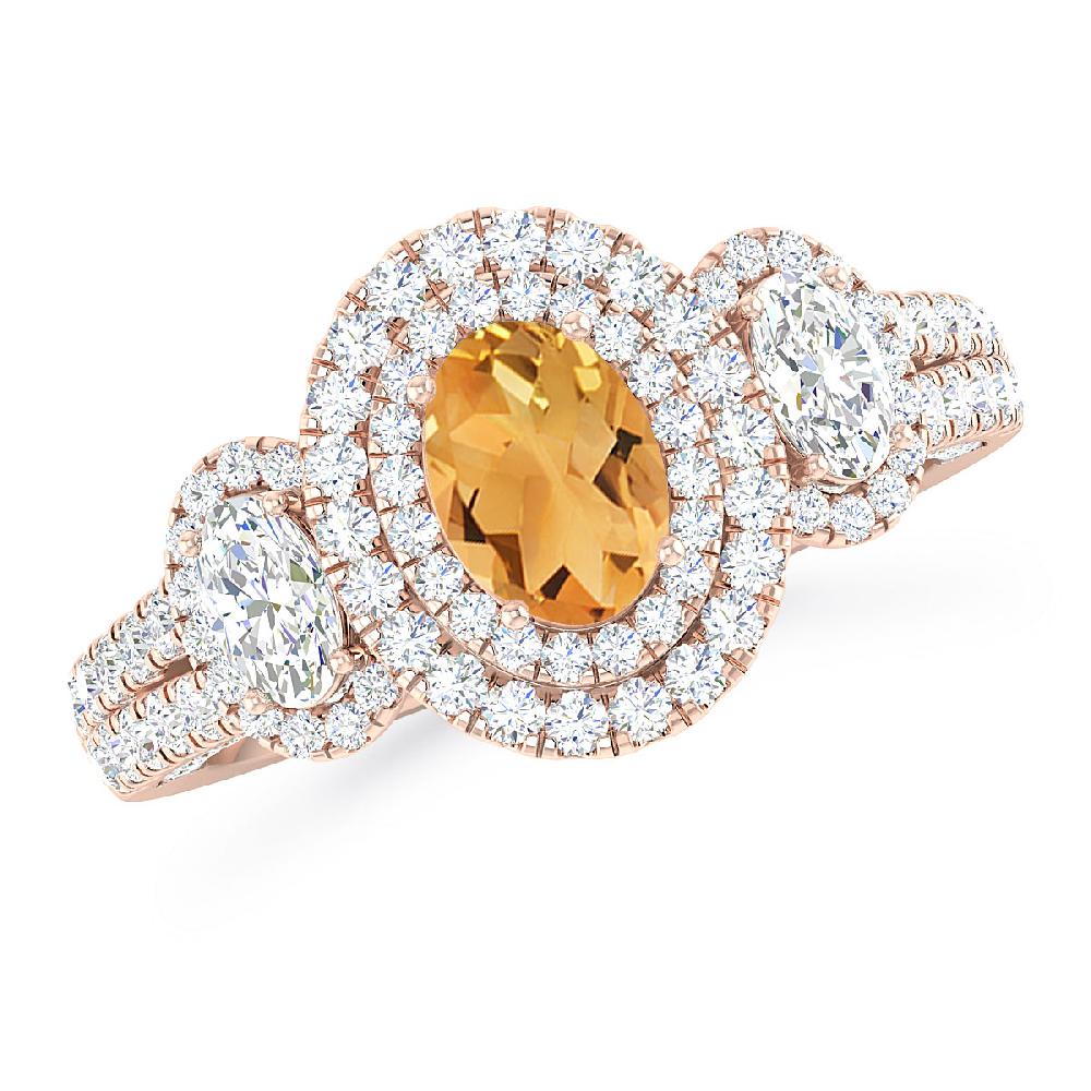 Rose Gold - Citrine