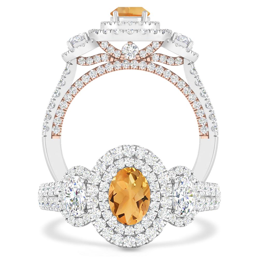 White Gold - Citrine