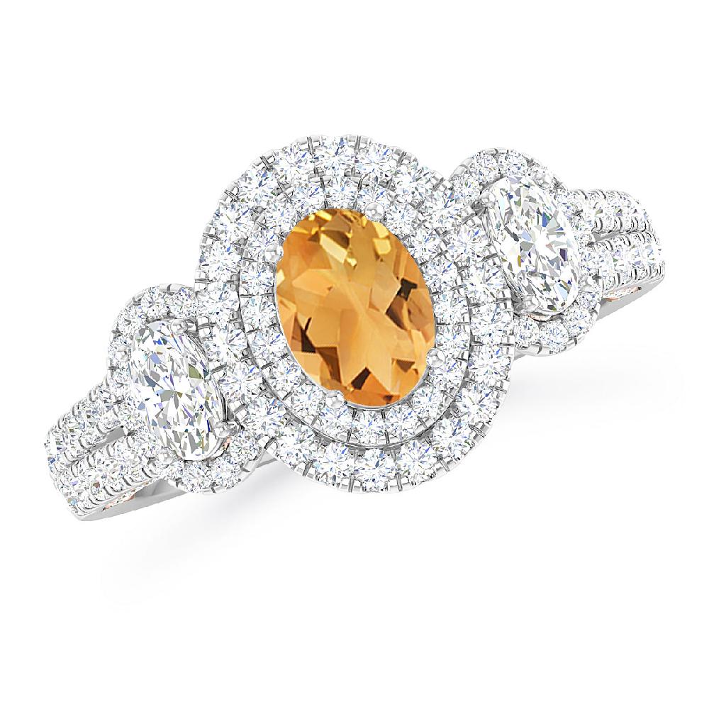 White Gold - Citrine