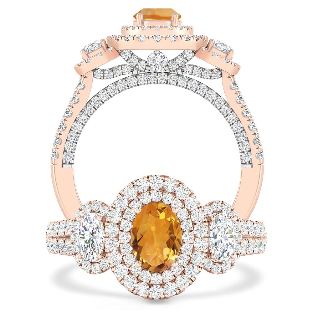 Rose Gold - Citrine