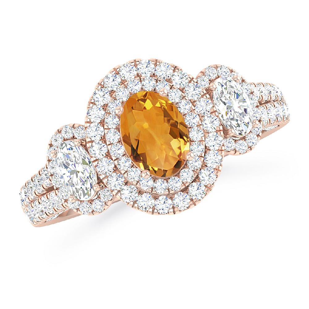 Rose Gold - Citrine