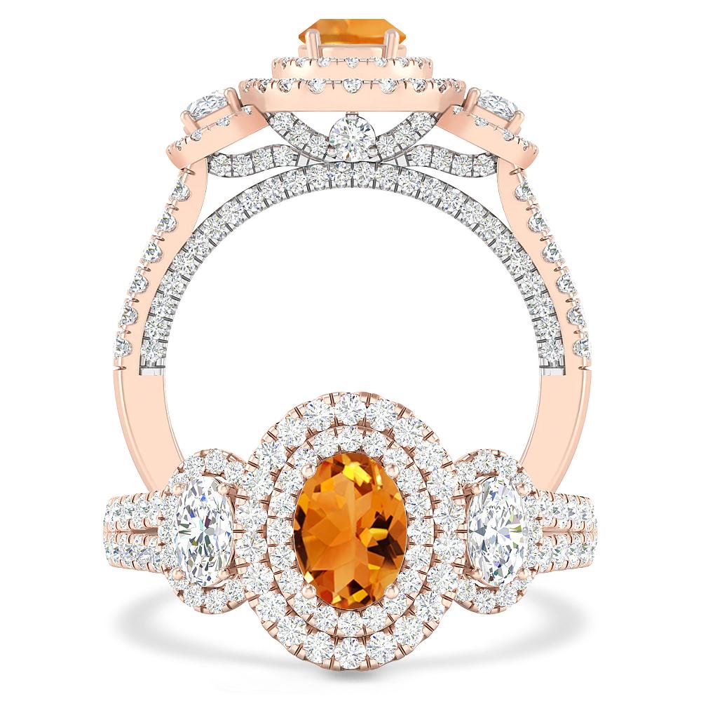 Rose Gold - Citrine