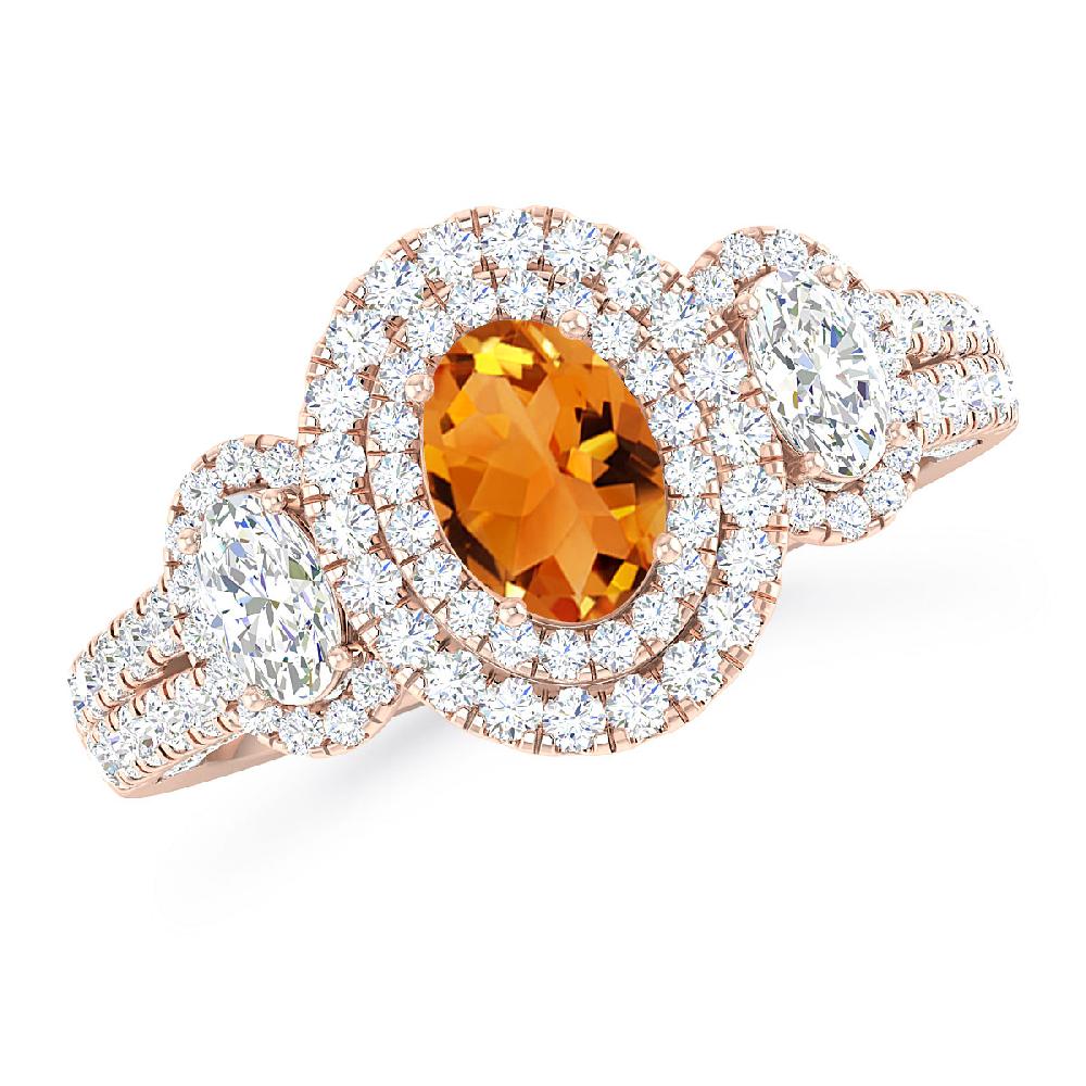 Rose Gold - Citrine