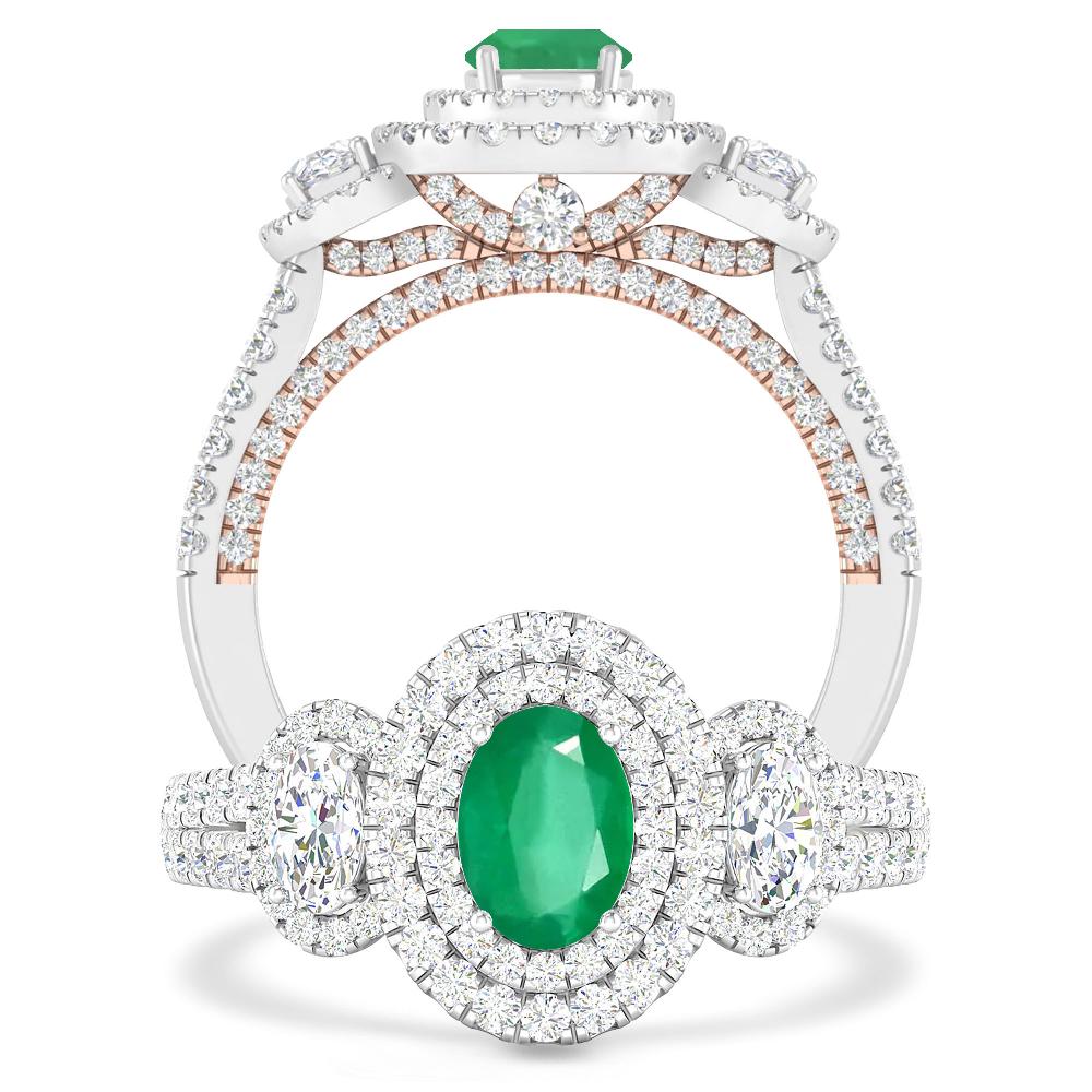 White Gold - Emerald