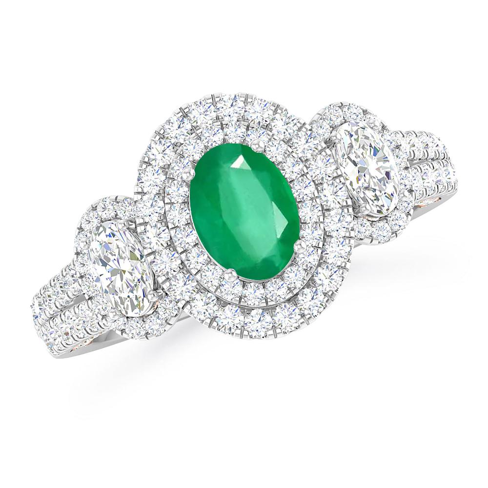 White Gold - Emerald