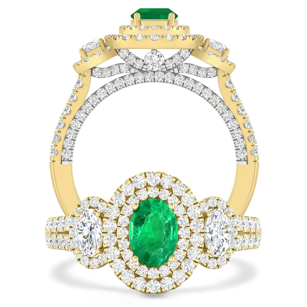 Yellow Gold - Emerald