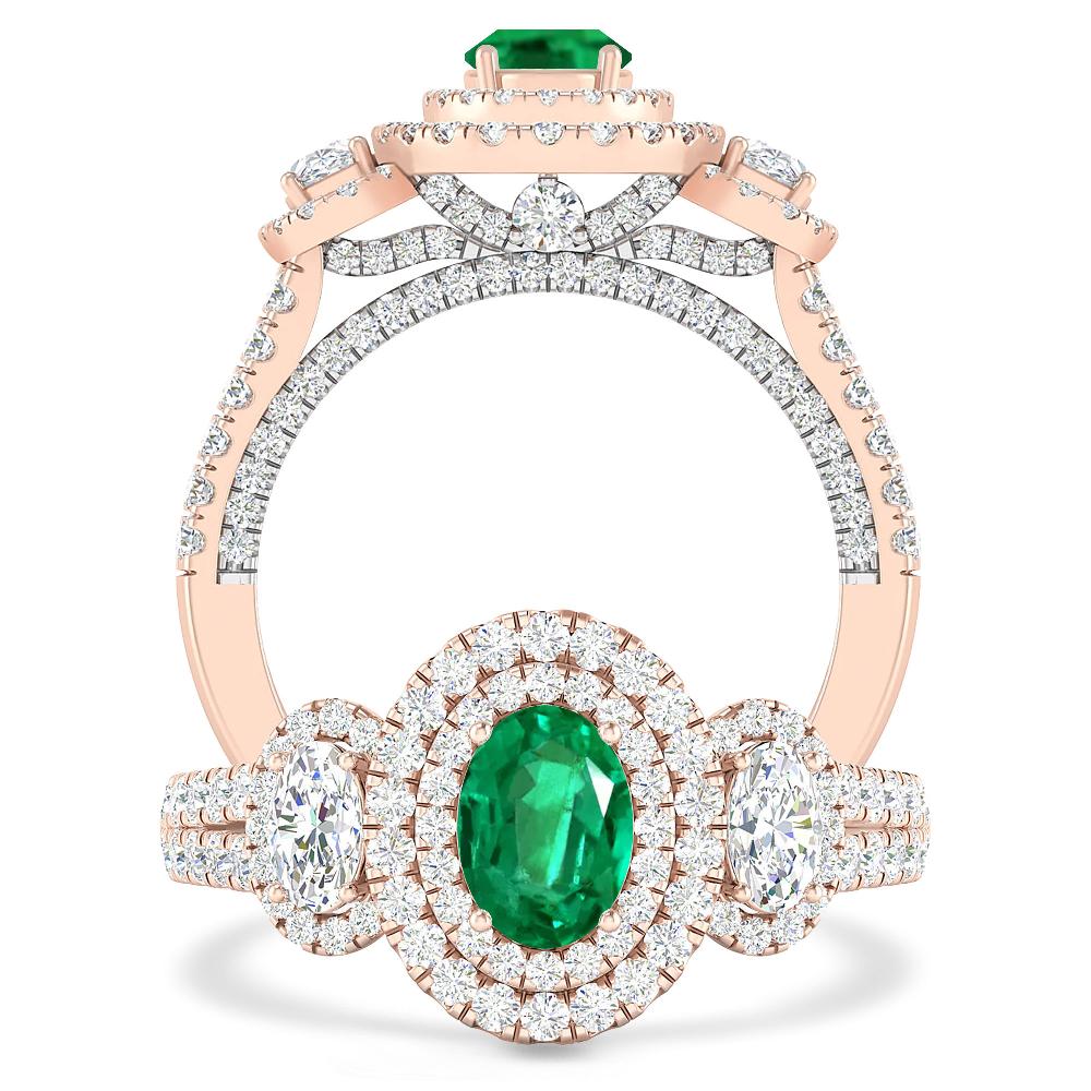 Rose Gold - Emerald