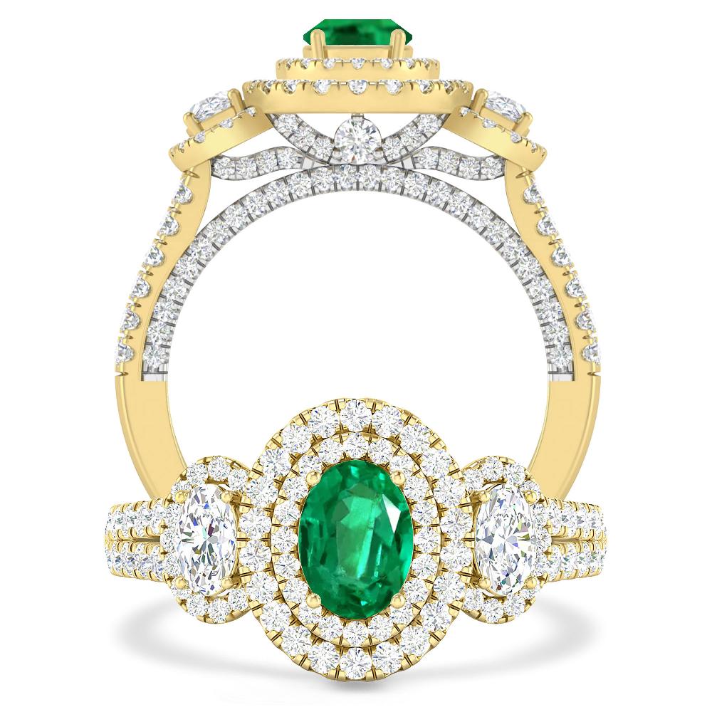 Yellow Gold - Emerald