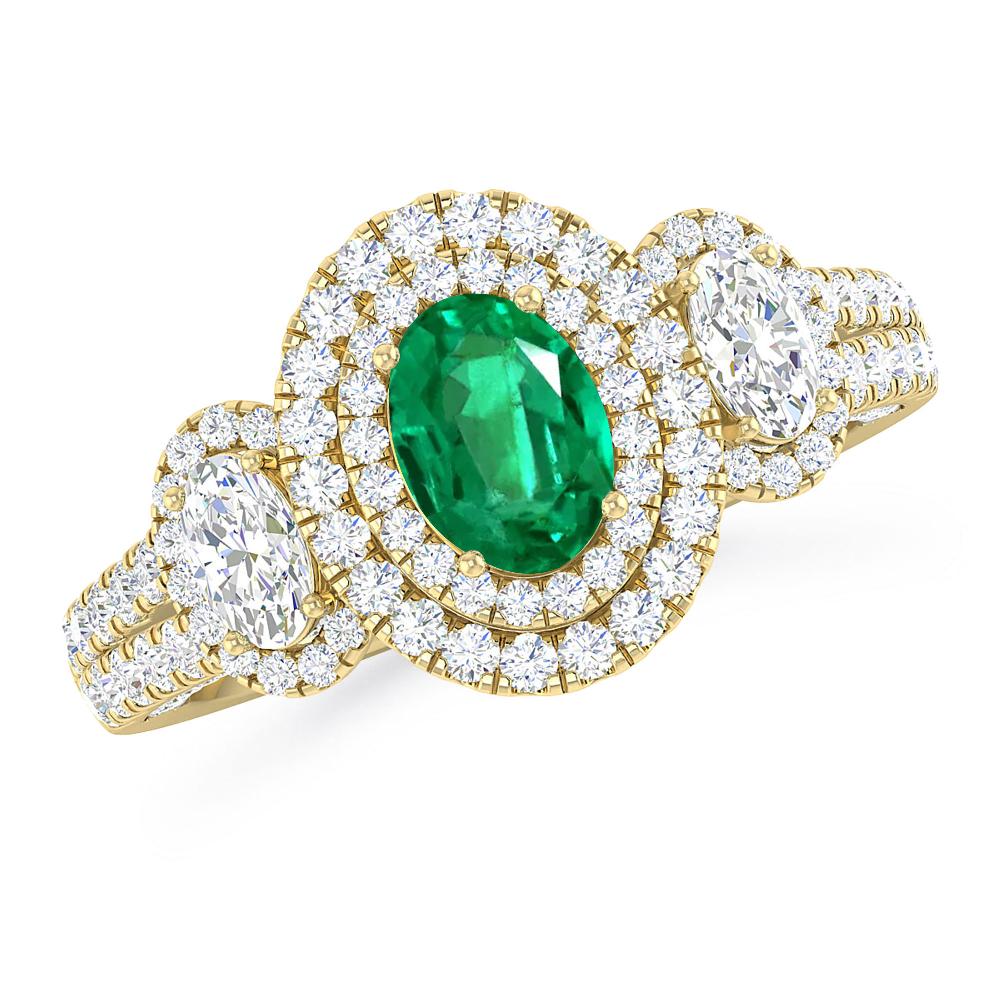 Yellow Gold - Emerald