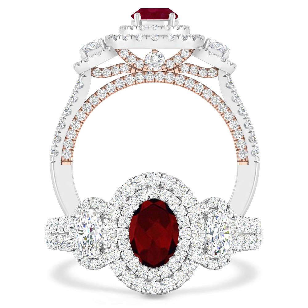 White Gold - Garnet