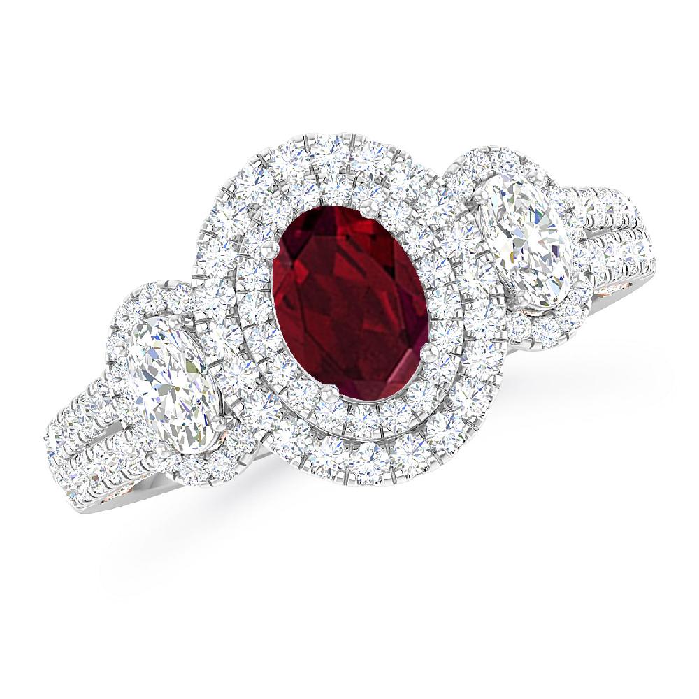 White Gold - Garnet