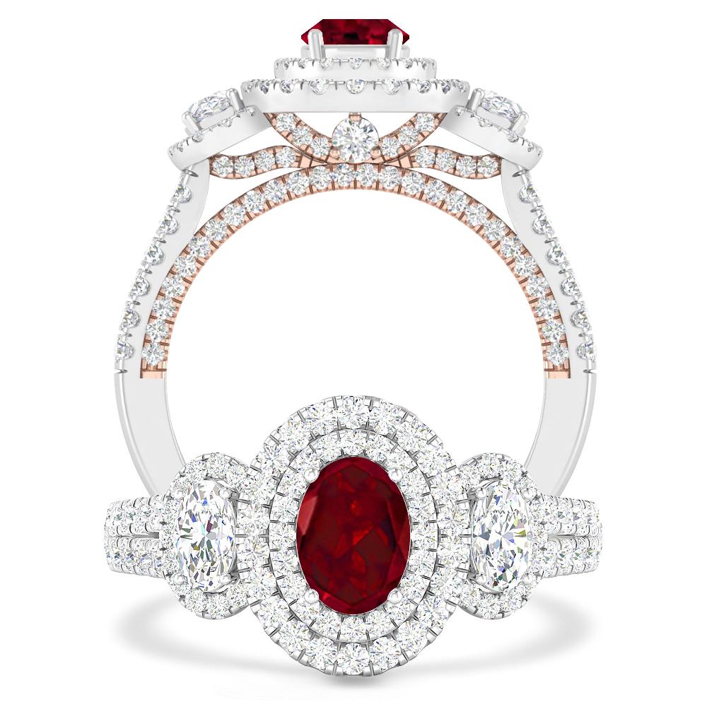 White Gold - Garnet