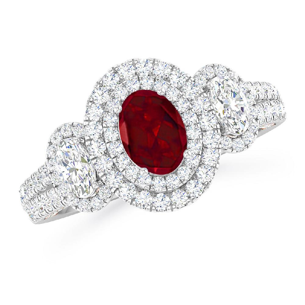 White Gold - Garnet