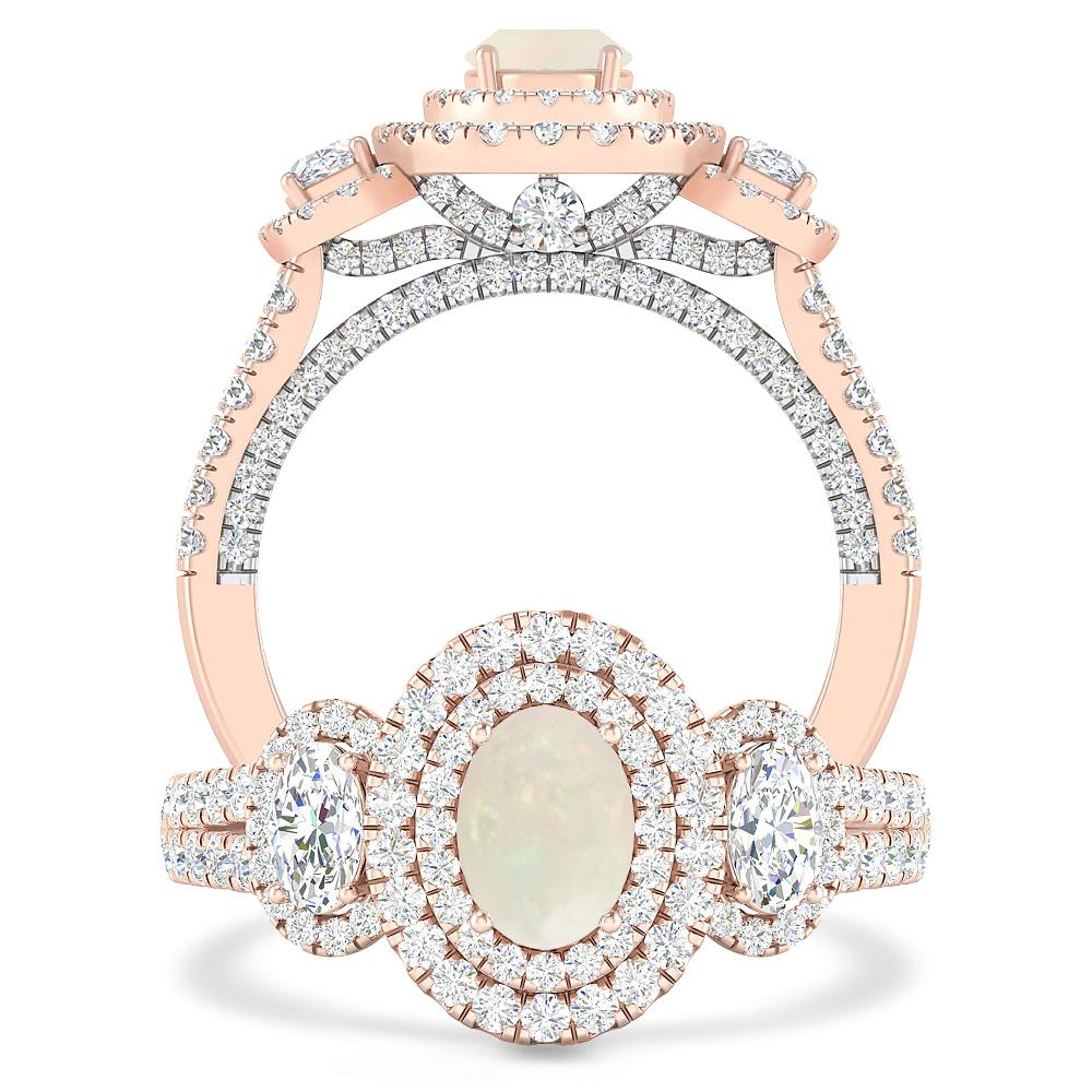 Rose Gold - Opal