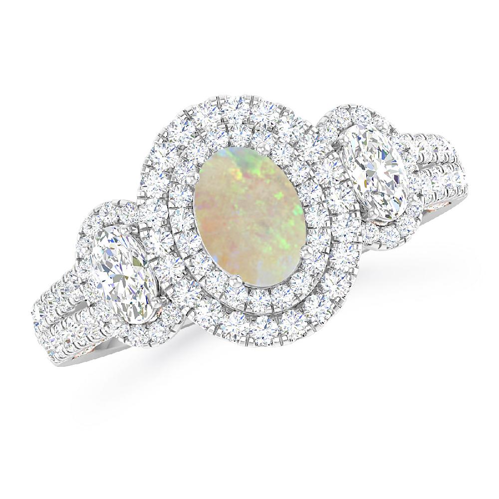 White Gold - Opal