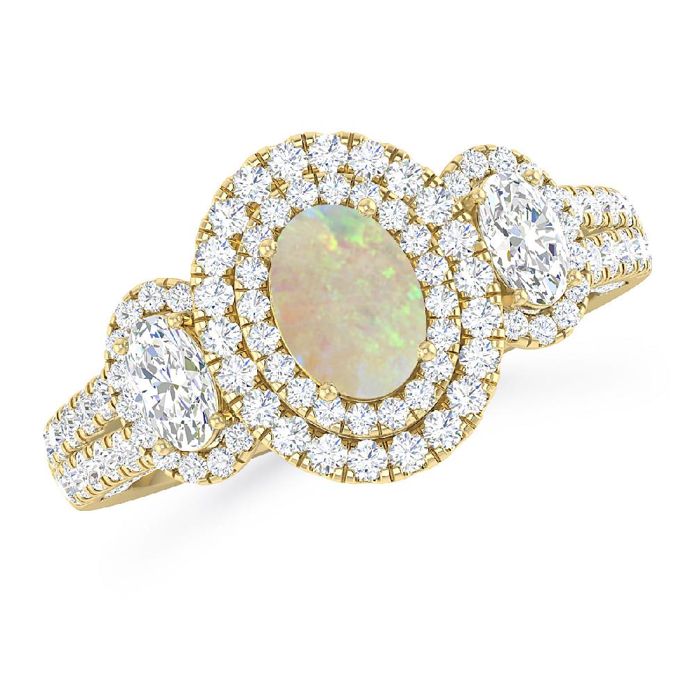 Yellow Gold - Opal