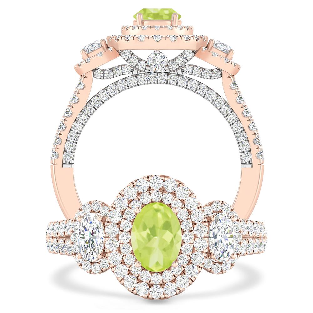 Rose Gold - Peridot