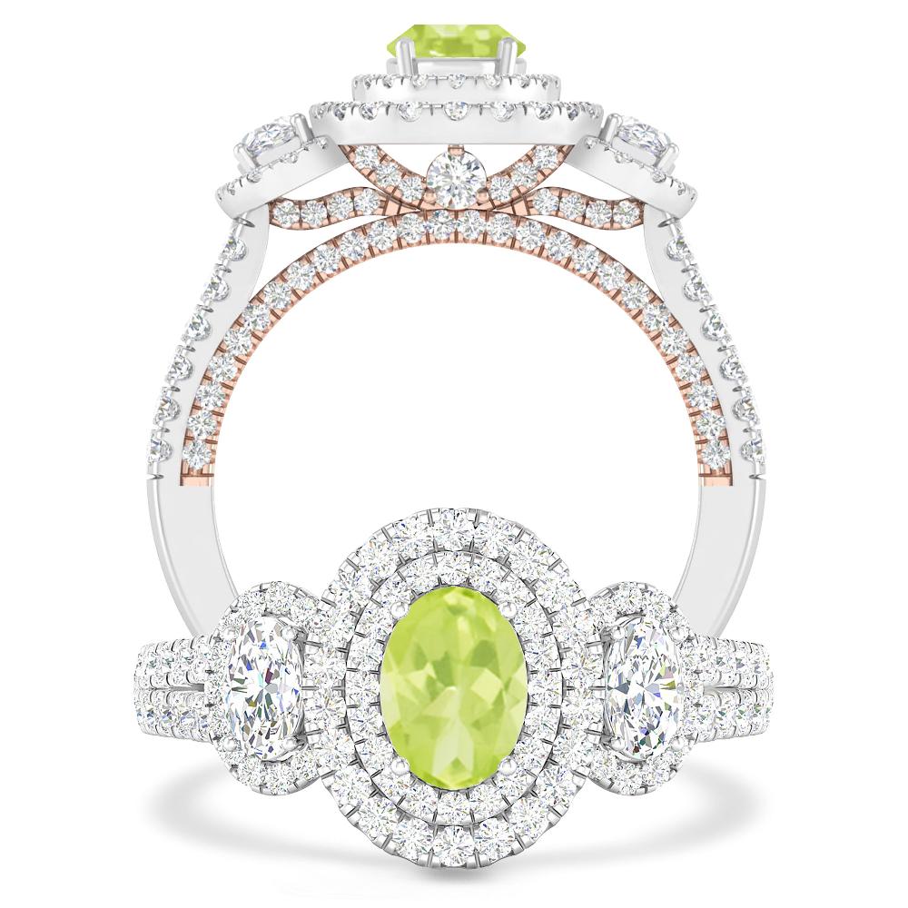 White Gold - Peridot