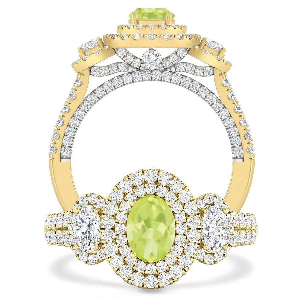 Yellow Gold - Peridot