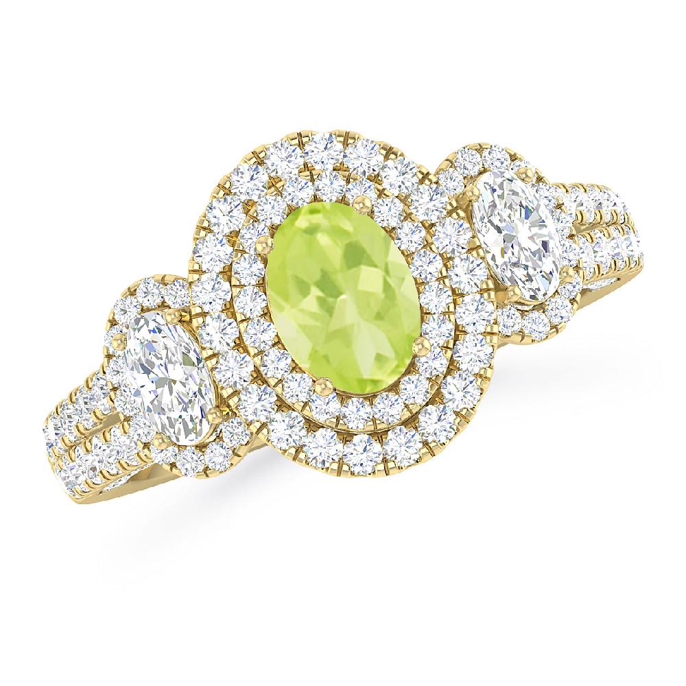 Yellow Gold - Peridot