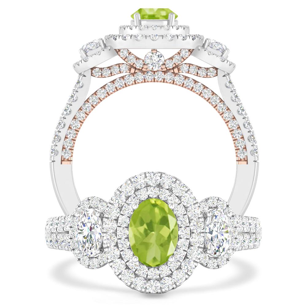 White Gold - Peridot