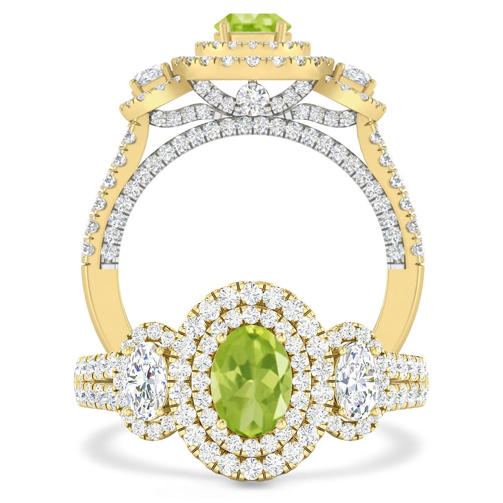 Yellow Gold - Peridot