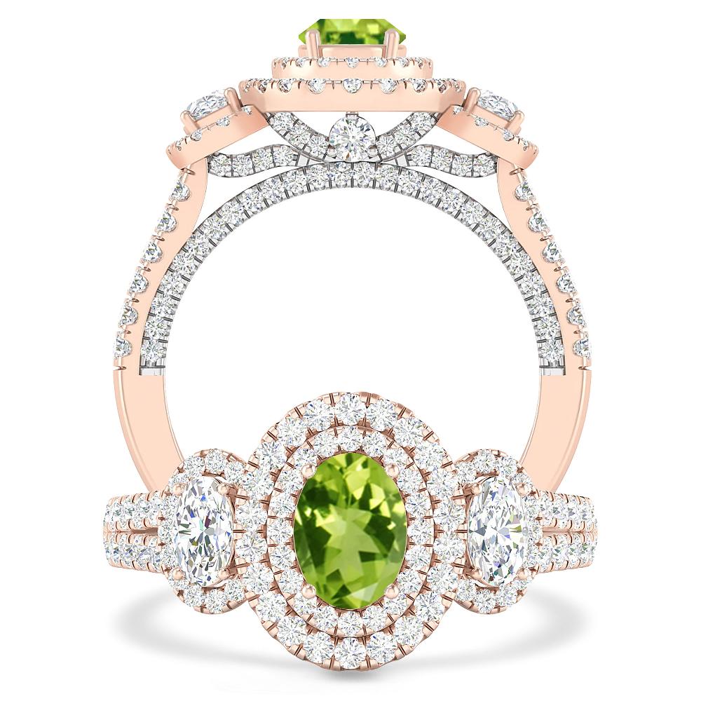 Rose Gold - Peridot