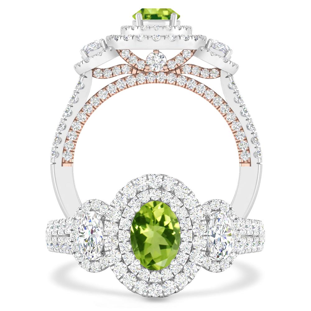 White Gold - Peridot