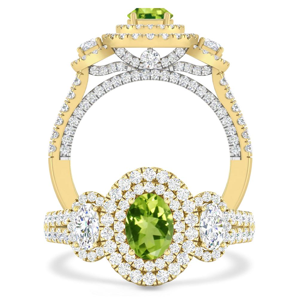 Yellow Gold - Peridot