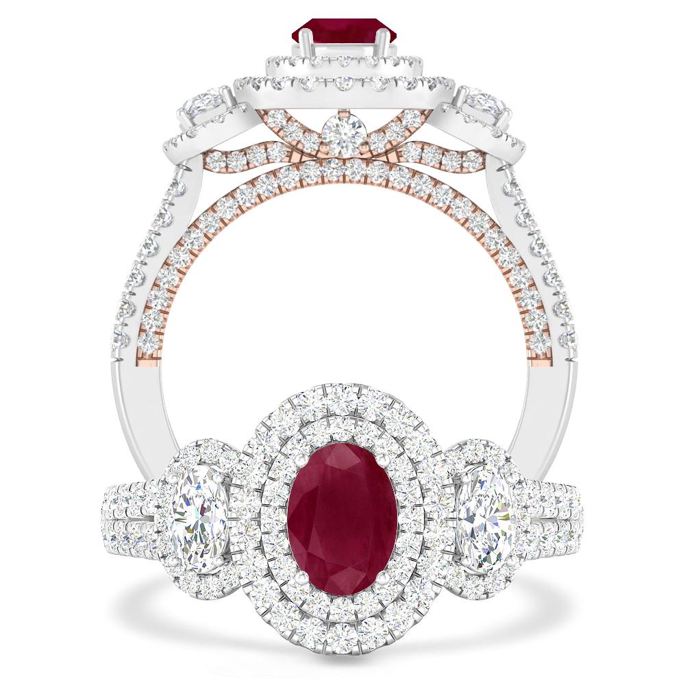 White Gold - Ruby