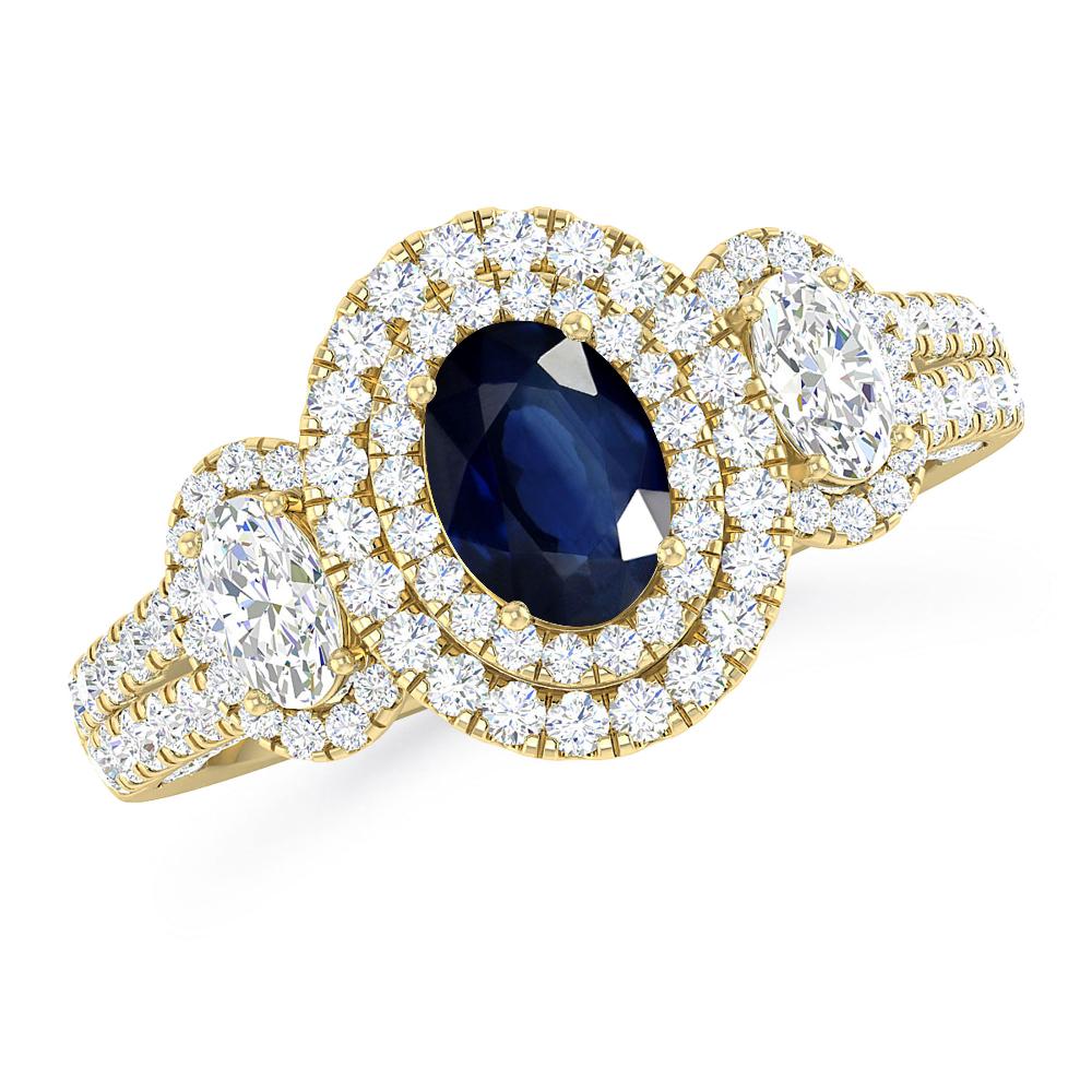 Yellow Gold - Sapphire