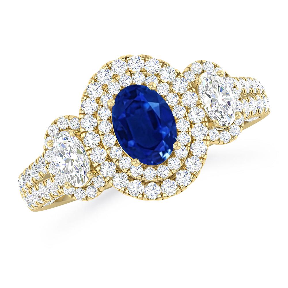 Yellow Gold - Sapphire